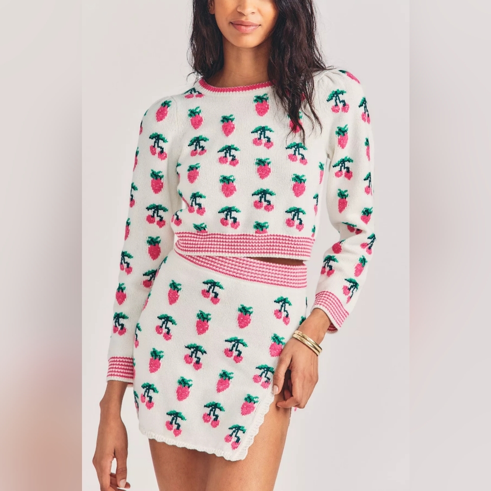LoveShackFancy Pawley mini skirt
